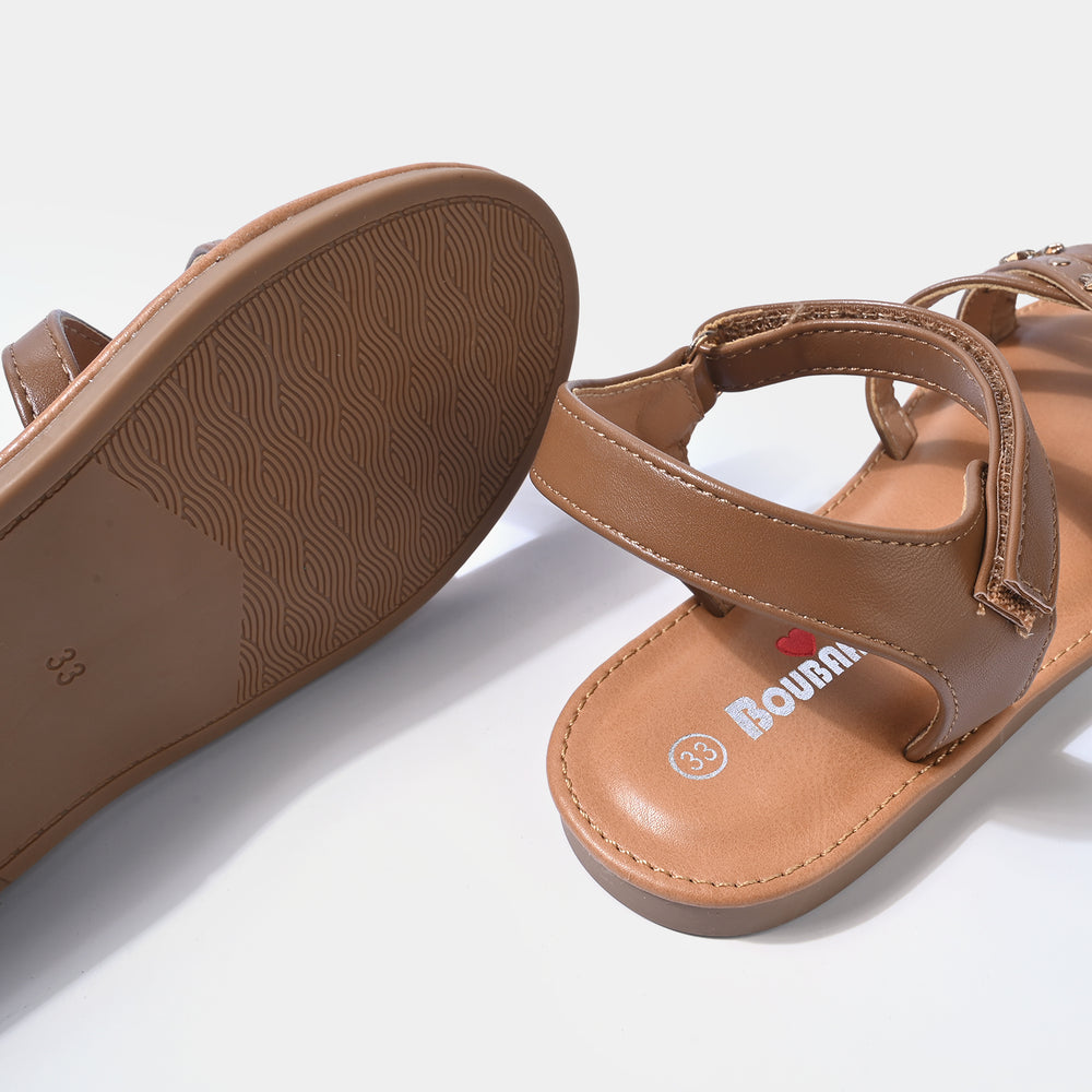 Girls Sandals 189-5 Star Studded Strappy – Camel