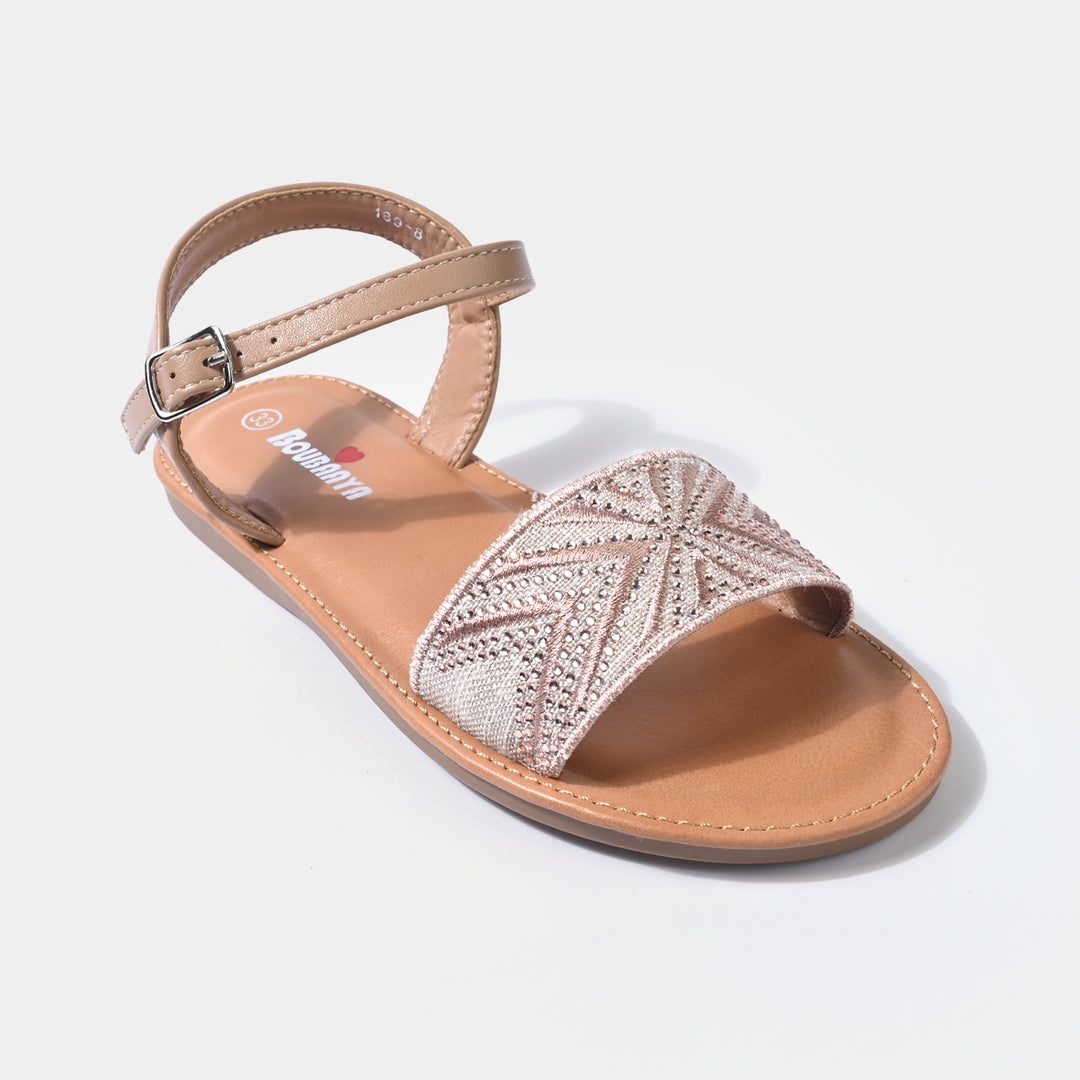 Girls Sandal 189-8-CHAMPAGNE