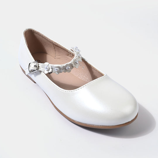 Girls Pumps 187-2-Off.White