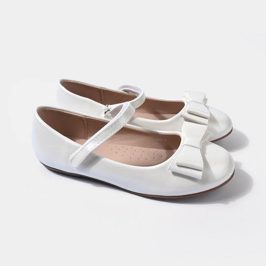 Girls Pumps 187-3-Off.White