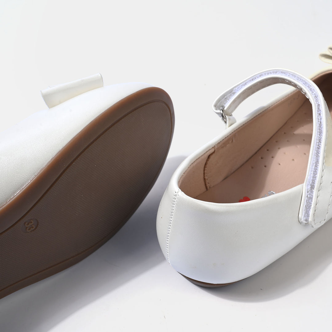 Girls Pumps 187-3-Off.White