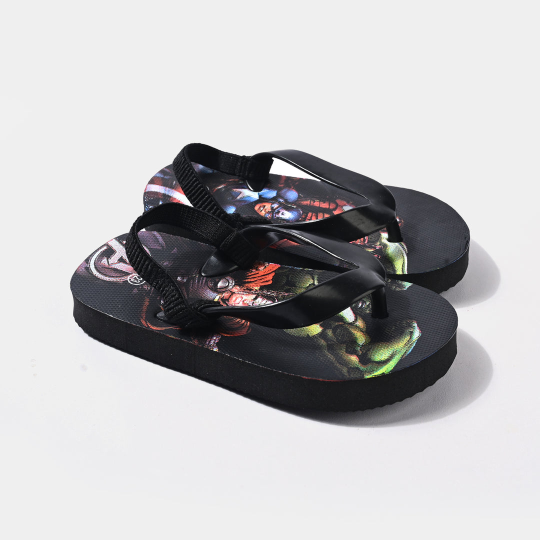 Boys Slipper BB-66-BLACK