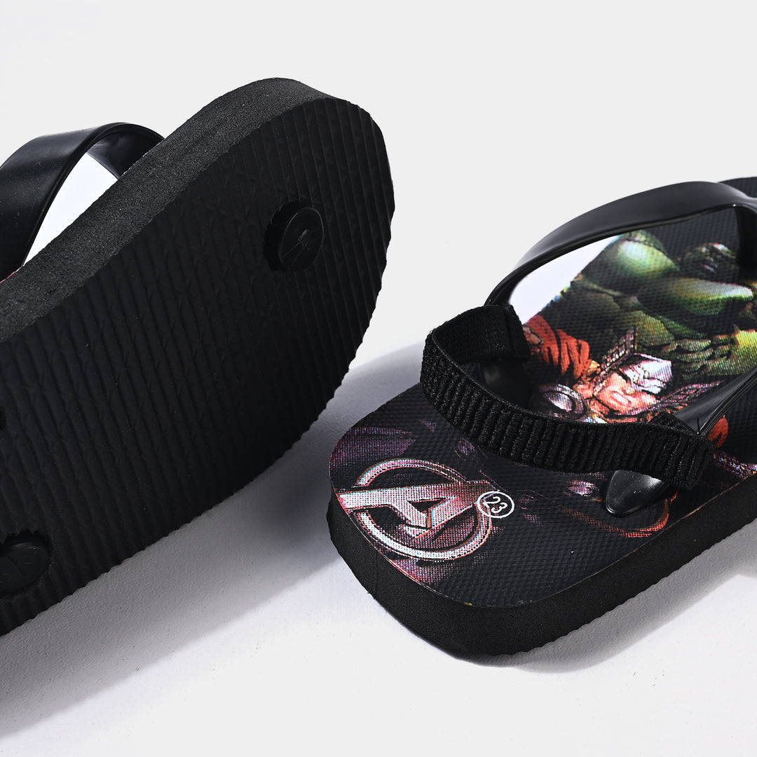 Boys Slipper BB-66-BLACK