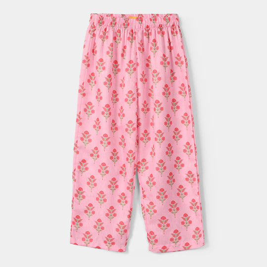 Teens Girls Jacquard Printed 2-Pc Set (Opal) - Pink