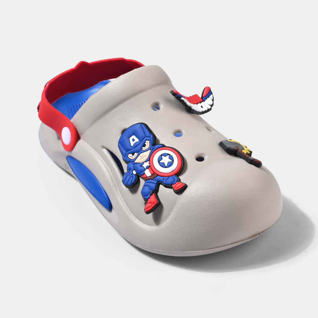 Boys Clogs 022-3-GREY