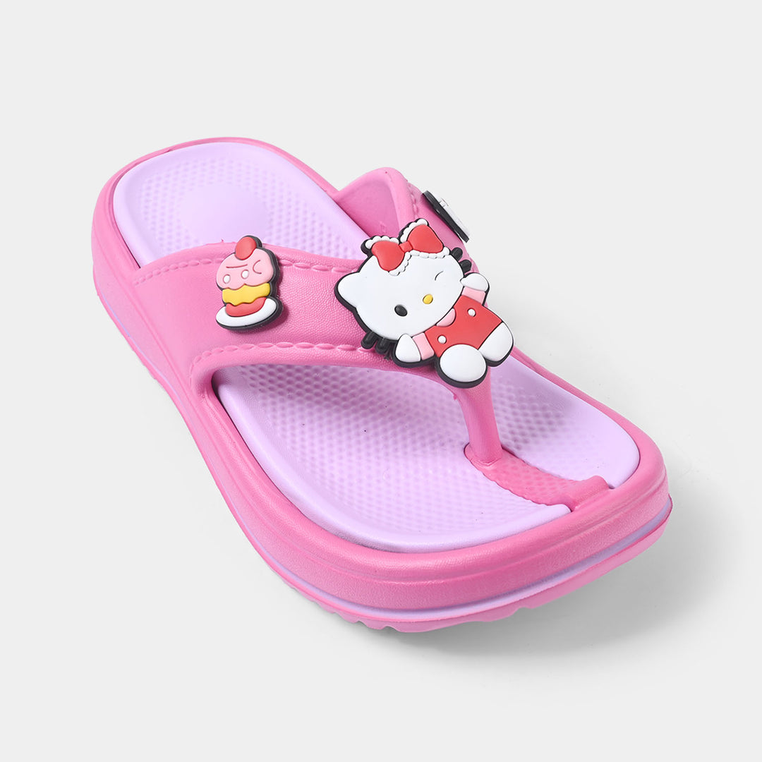 Girls Slipper A98+16-Fuchsia