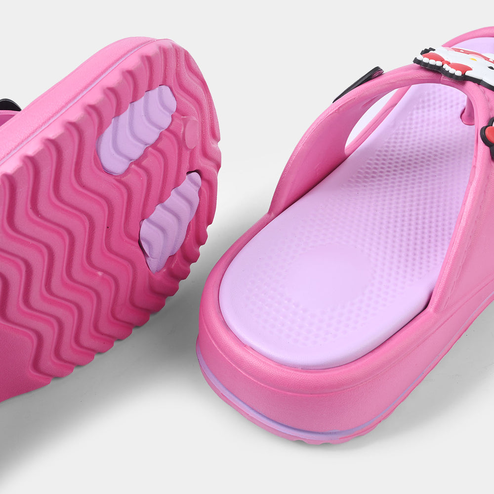 Girls Slipper A98+16-Fuchsia