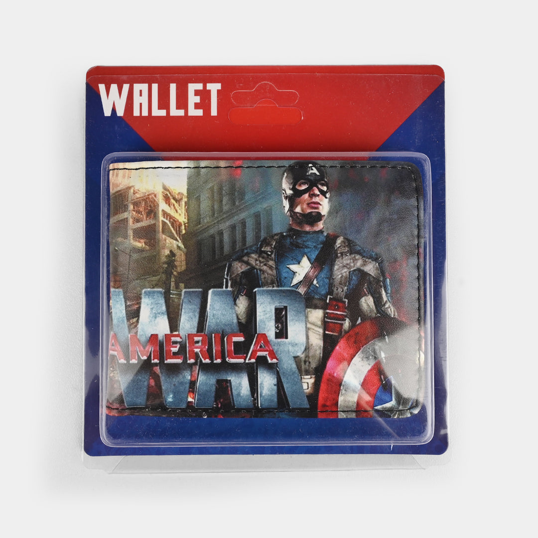 Action Hero Printed Character Wallet for Kids