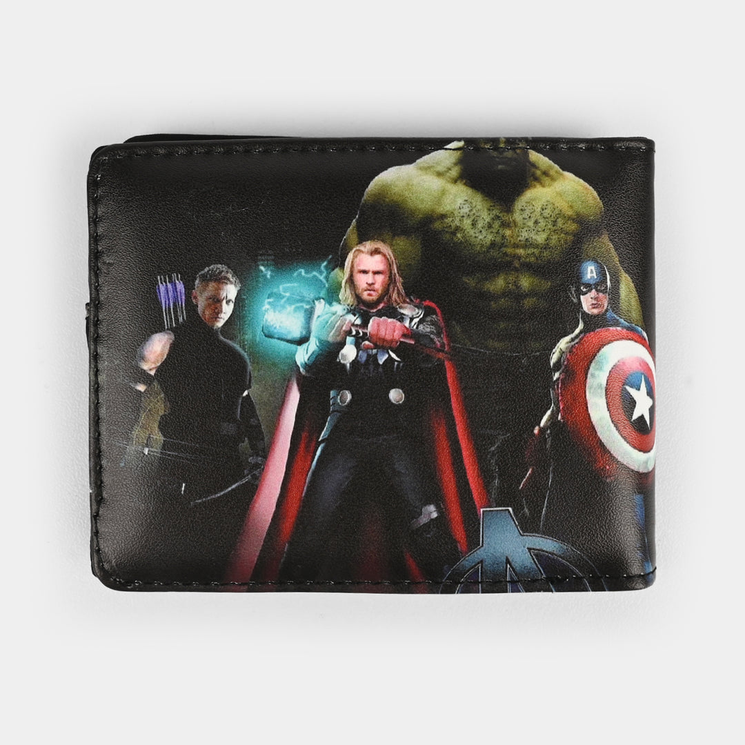 Action Hero Printed Character Wallet for Kids