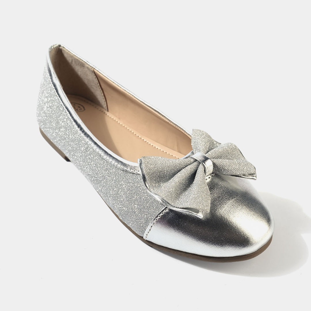 Girls Pumps AS-S01-SILVER