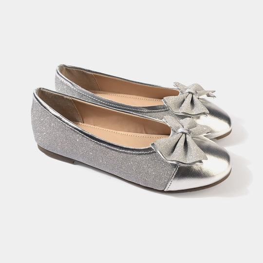Girls Pumps AS-S01-SILVER