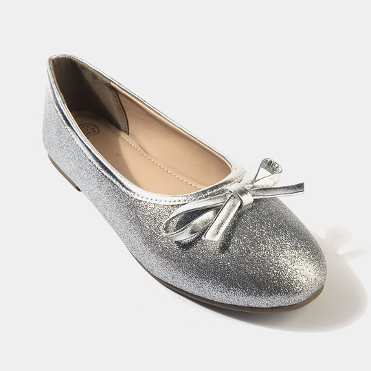 Girls Pumps AS-S02-SILVER