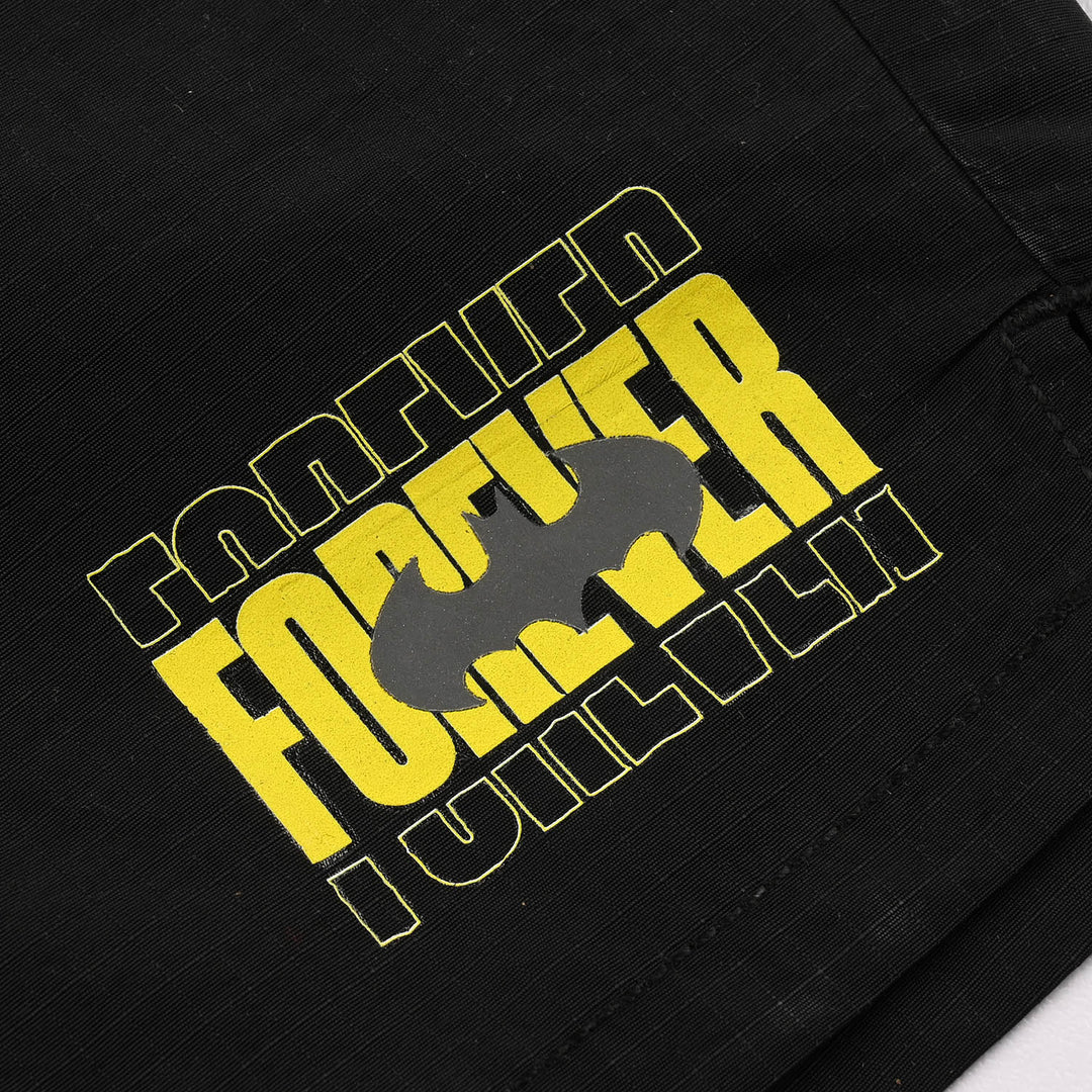 Boys Poly Twill Shorts (Forever) - Black