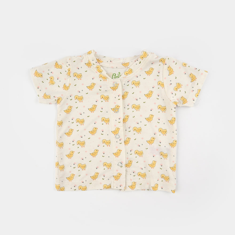 Infant Girls Bamboo Viscose Set 2 Piece (Chicks) - Multi