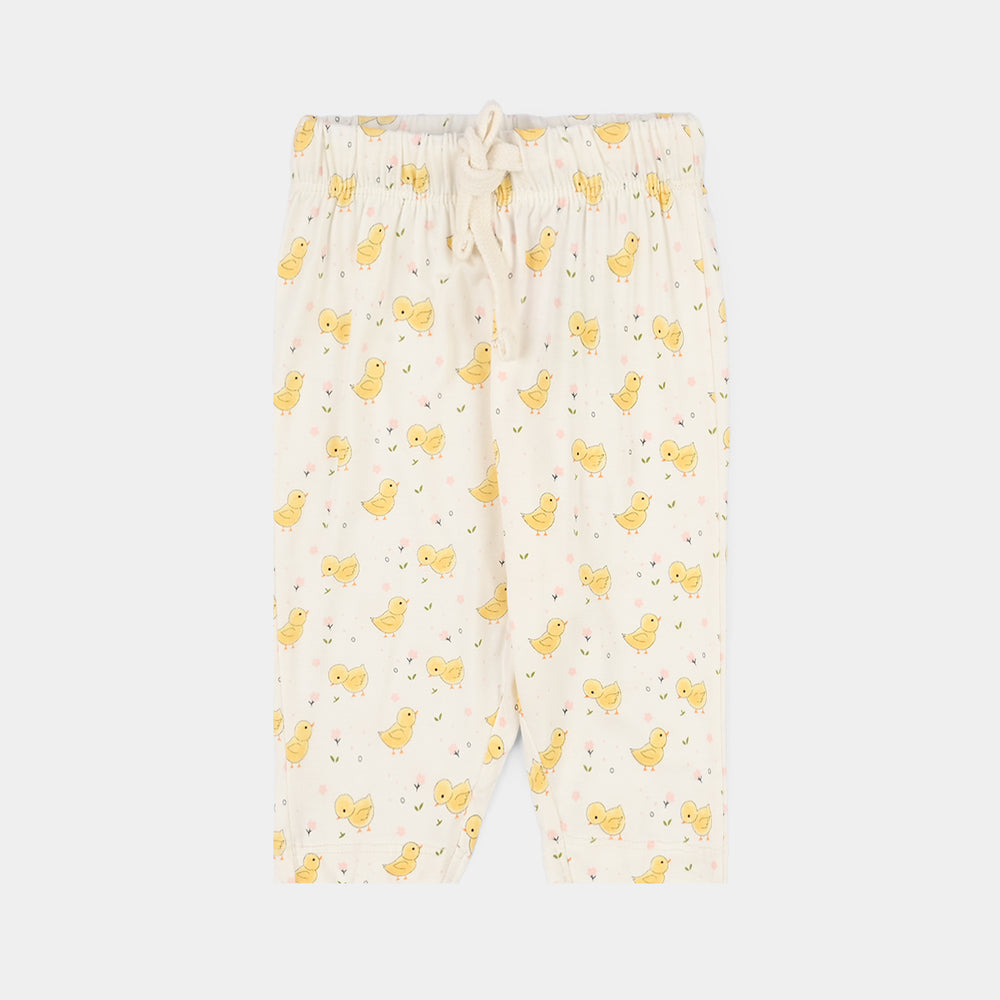 Infant Girls Bamboo Viscose Trouser Set Pack of 2 - Multi