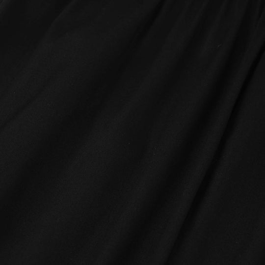 Girls Cotton Pants (Hanging Tassels) - Black