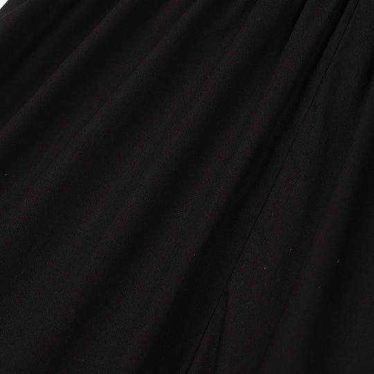 Girls Cotton Gharara (Layered) - Black