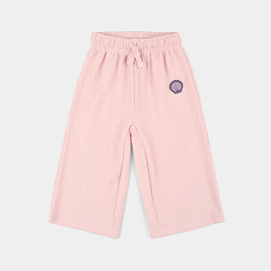 Infant Girls Poly Crinkle Sleeping Pajamas (Sea Shell) - Pink