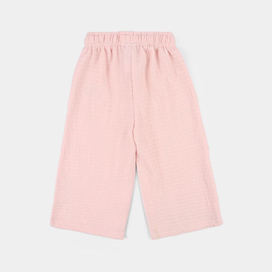 Infant Girls Poly Crinkle Sleeping Pajamas (Sea Shell) - Pink