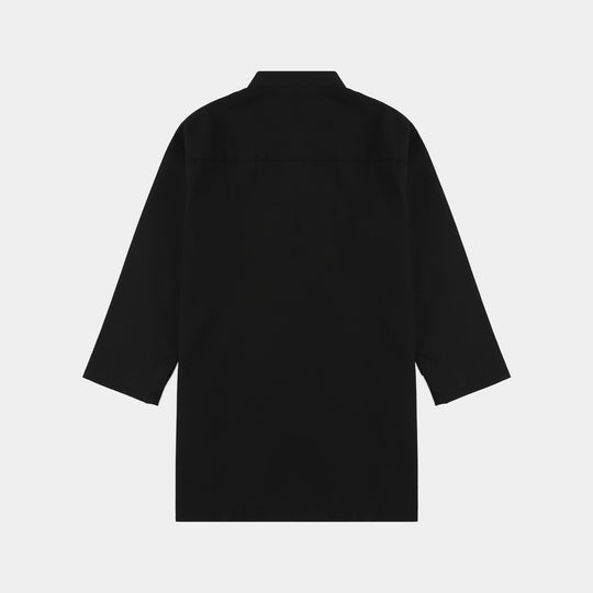 Infant Boys Poly Viscose Kurta Pajama (Blended) - Black