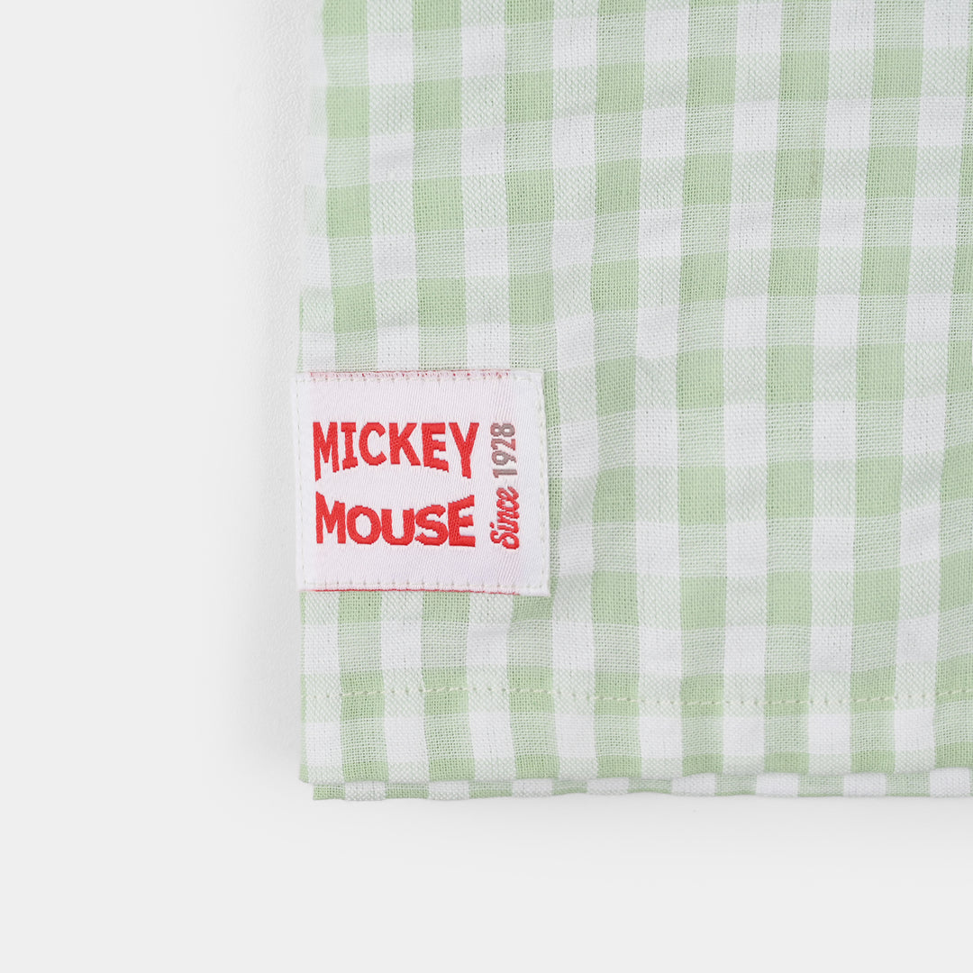 Boys Yarn Dyed Shirt (Check) - Green