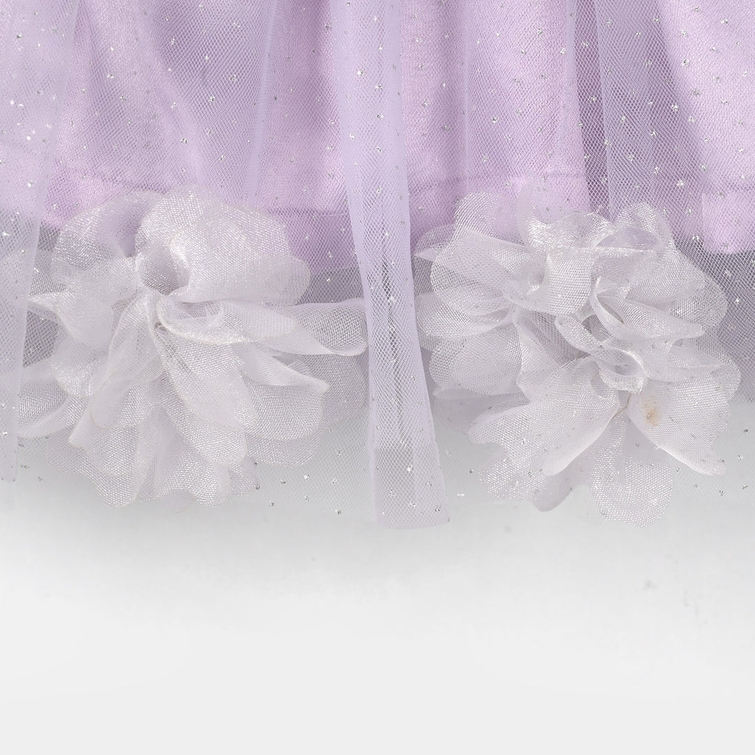 Infant Girls Net Fancy Frock (Little Fairy) - Lilac