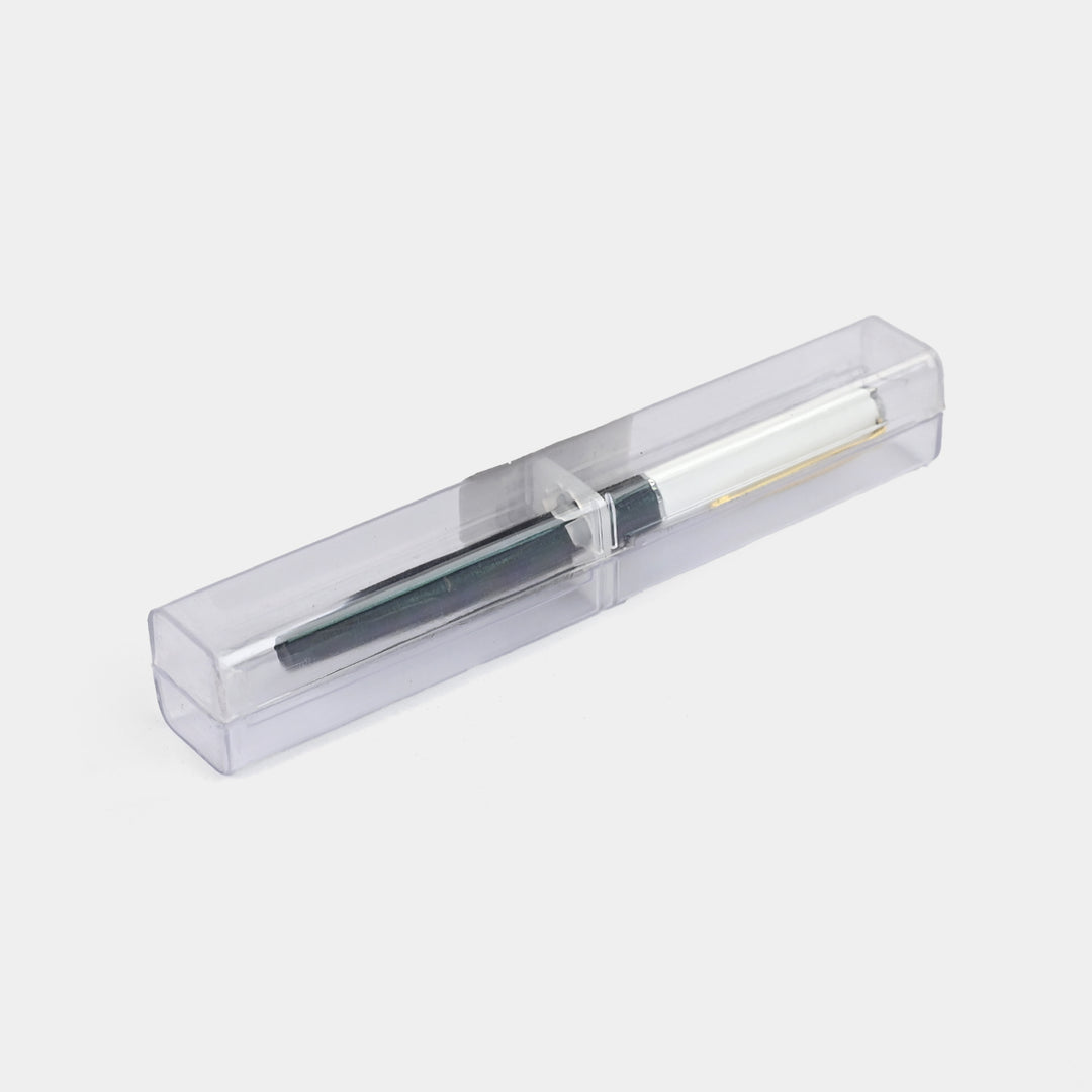Fancy Ink Pen with Plastic Case
