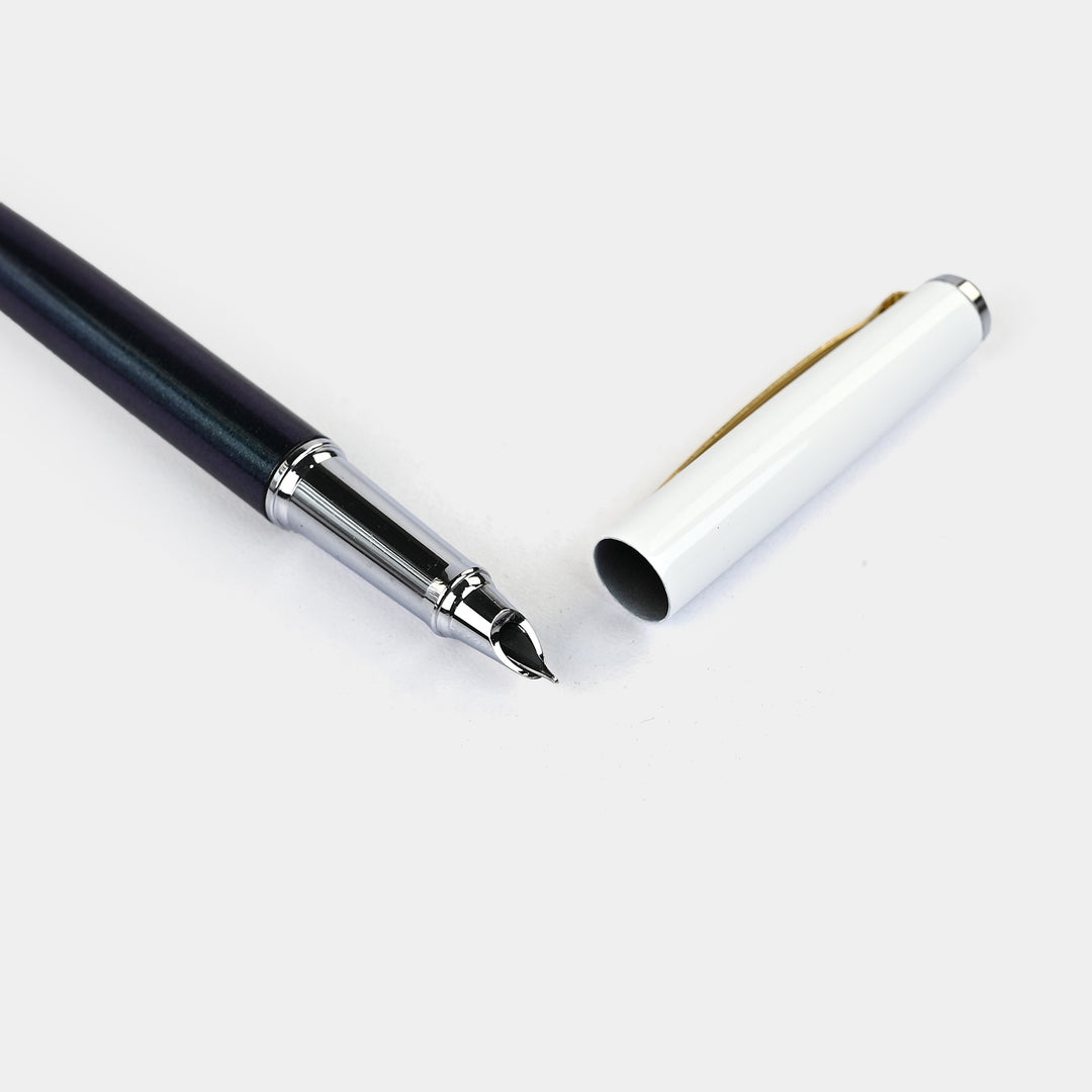 Fancy Ink Pen with Plastic Case