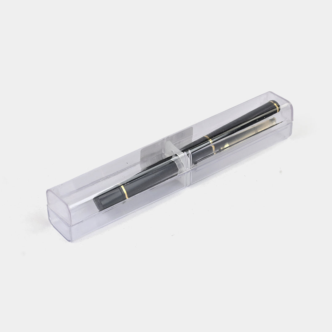 Fancy Ink Pen with Plastic Case