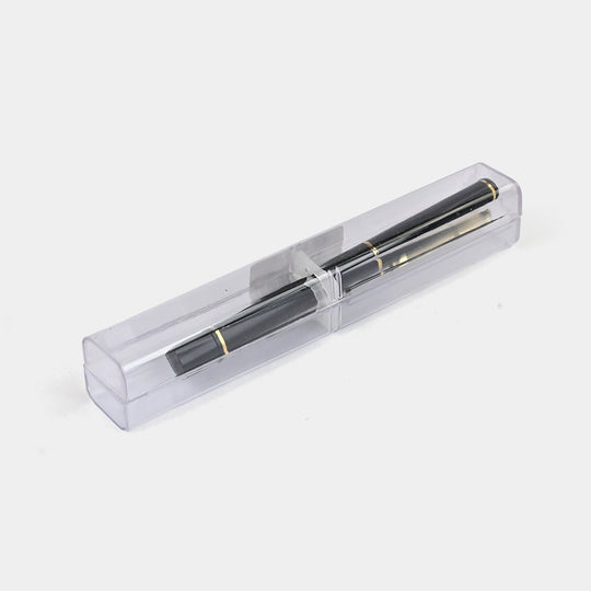 Fancy Ink Pen with Plastic Case