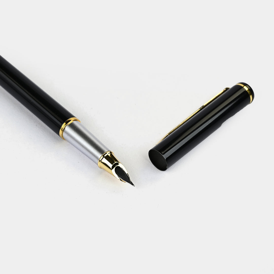 Fancy Ink Pen with Plastic Case