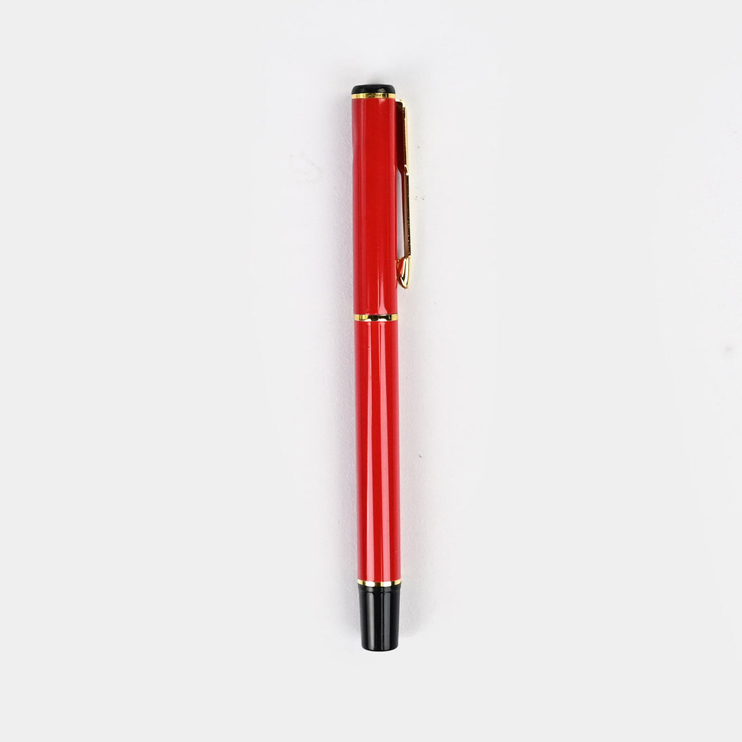 Fancy Ink Pen with Plastic Case