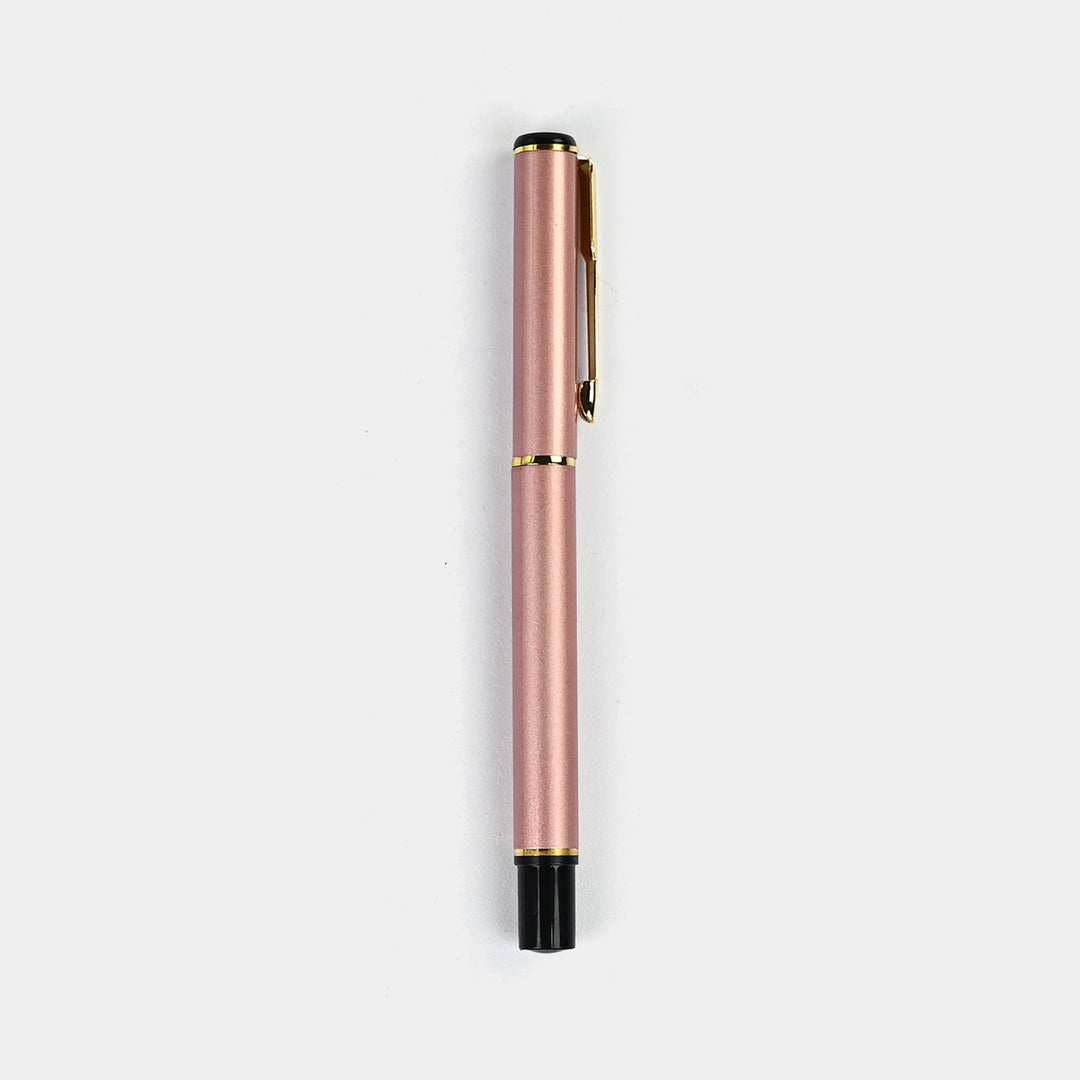 Fancy Ink Pen with Plastic Case
