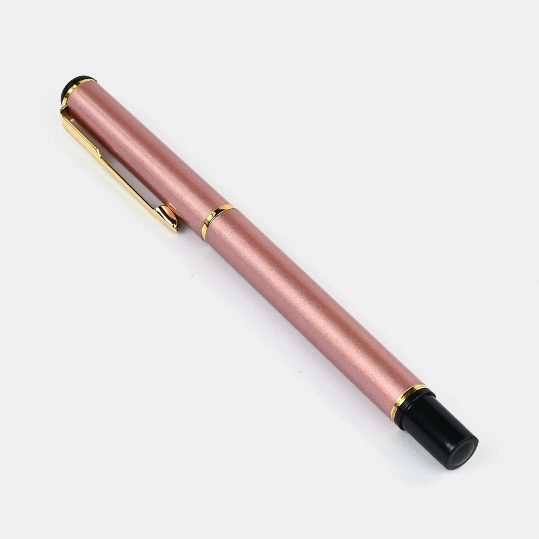Fancy Ink Pen with Plastic Case