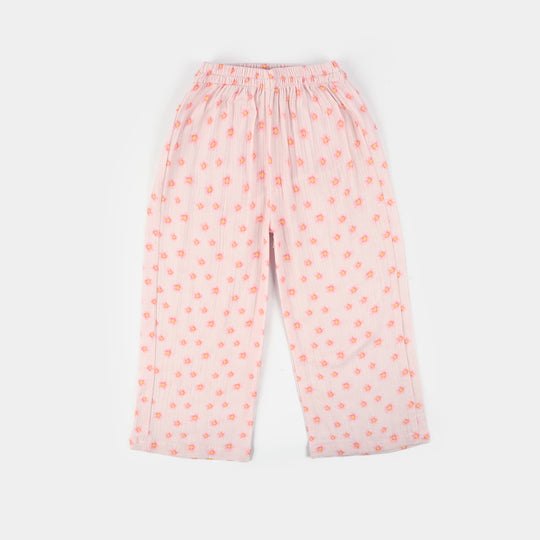 Teens Girls Gauze Co-Ord Set Orchid Pink - Baby Pink