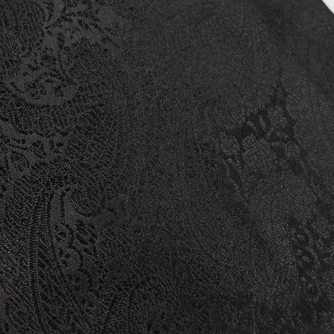 Boys Poly Viscose Waistcoat (Black Jamawar)