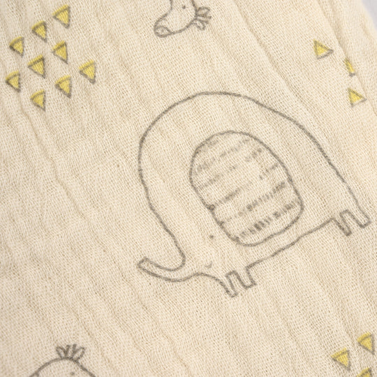 Infant Boys Gauze Shorts - Cream