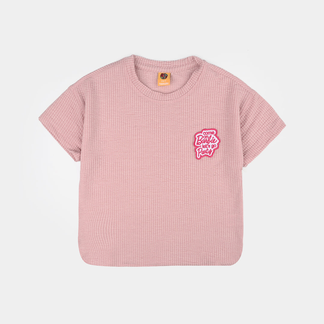 Girls Thermal T-Shirt - Pink
