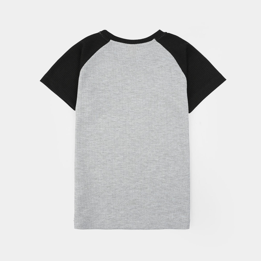 Boys Thermal T-Shirt (Basketball) - Grey