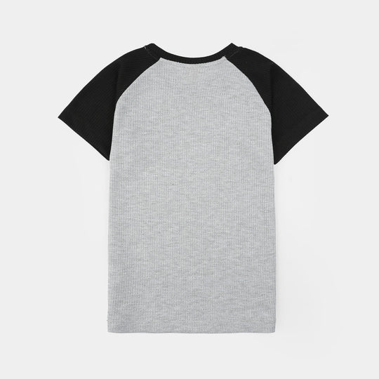 Boys Thermal T-Shirt (Basketball) - Grey