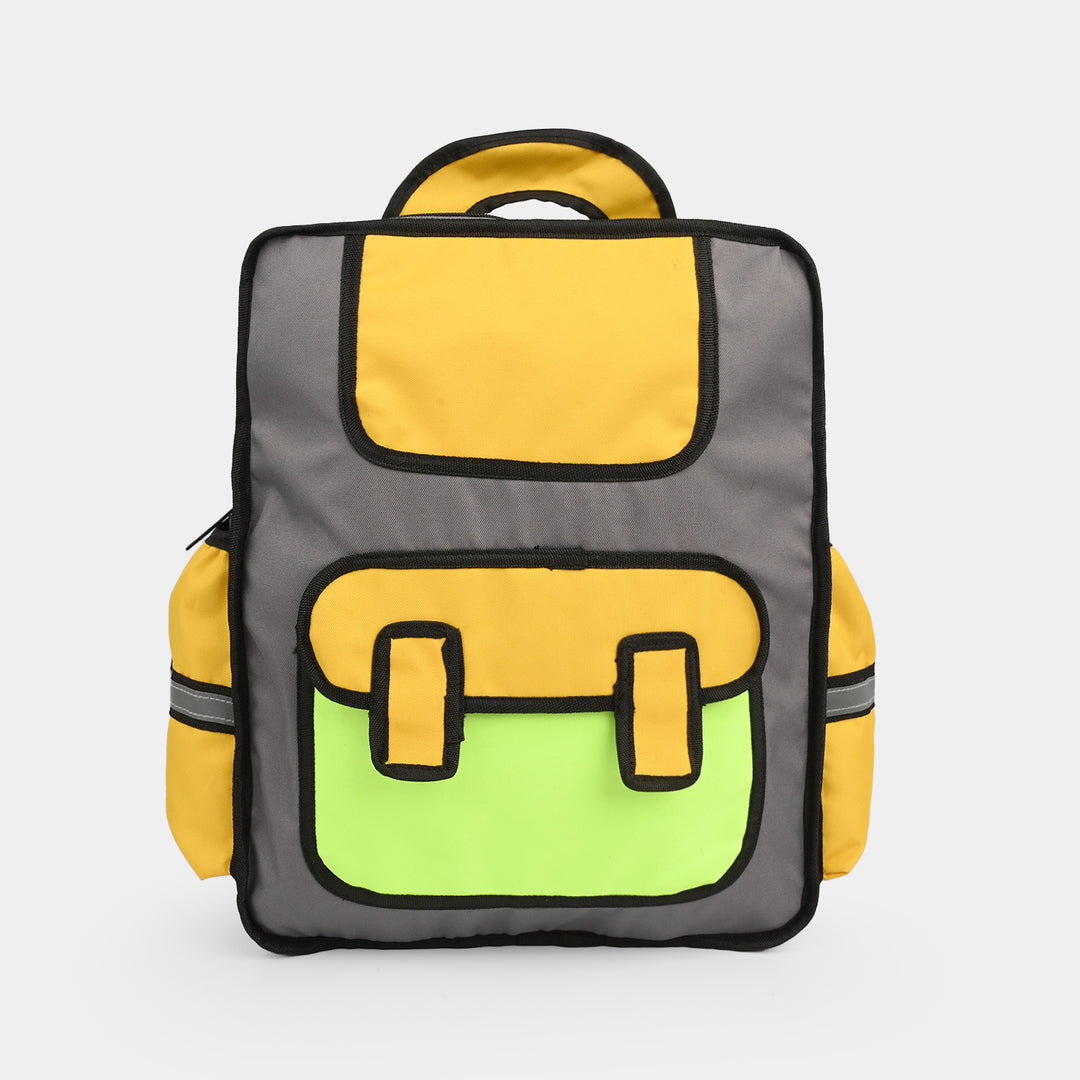 LEVUP 16" 2D Style Backpack/School Bag | Grade 1-4