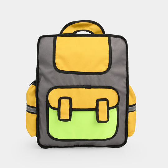 LEVUP 16" 2D Style Backpack/School Bag | Grade 1-4