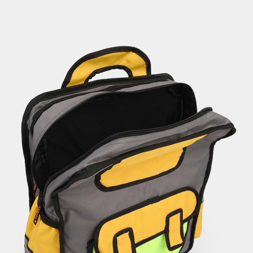 LEVUP 16" 2D Style Backpack/School Bag | Grade 1-4