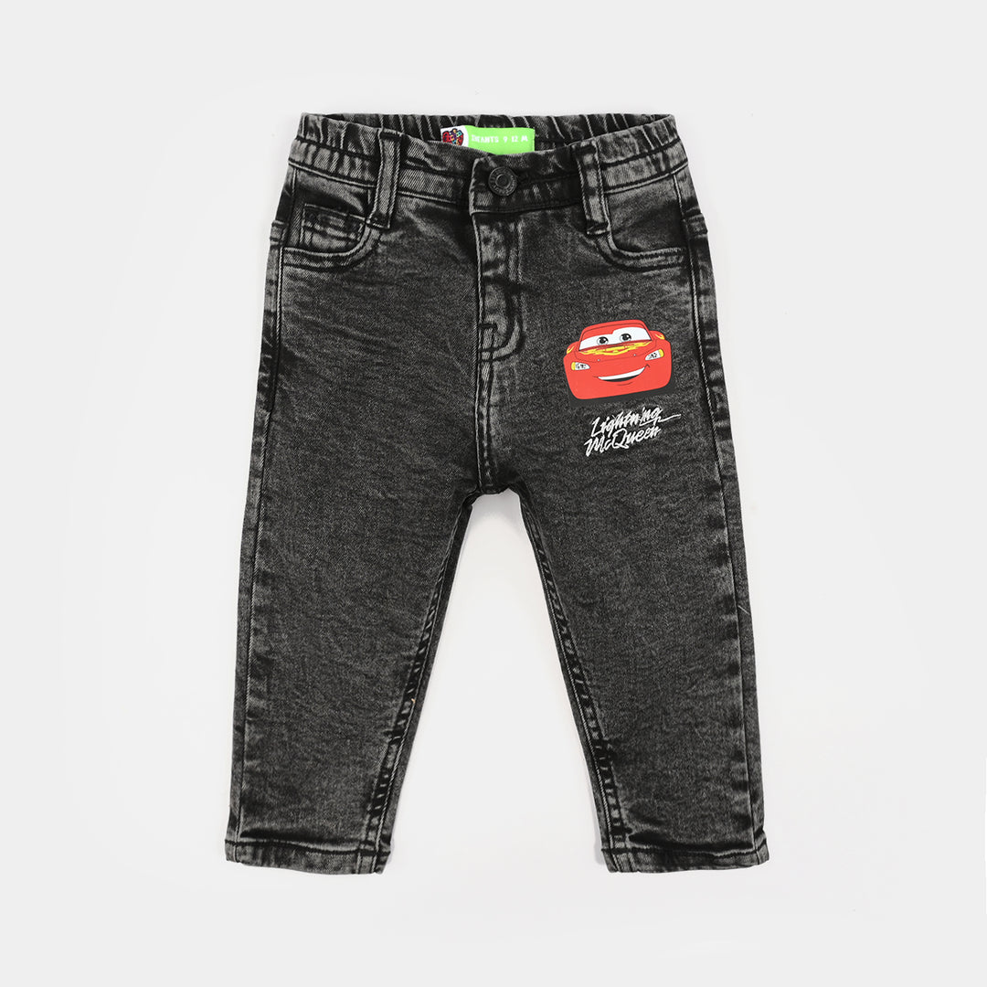 Infant Boys Denim rigid Pant-LIGHT GREY