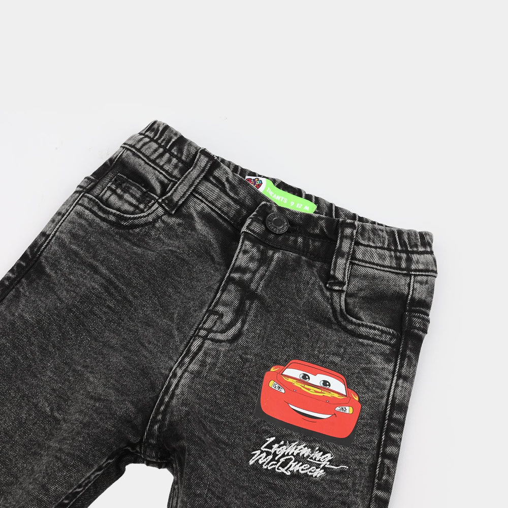 Infant Boys Denim rigid Pant-LIGHT GREY