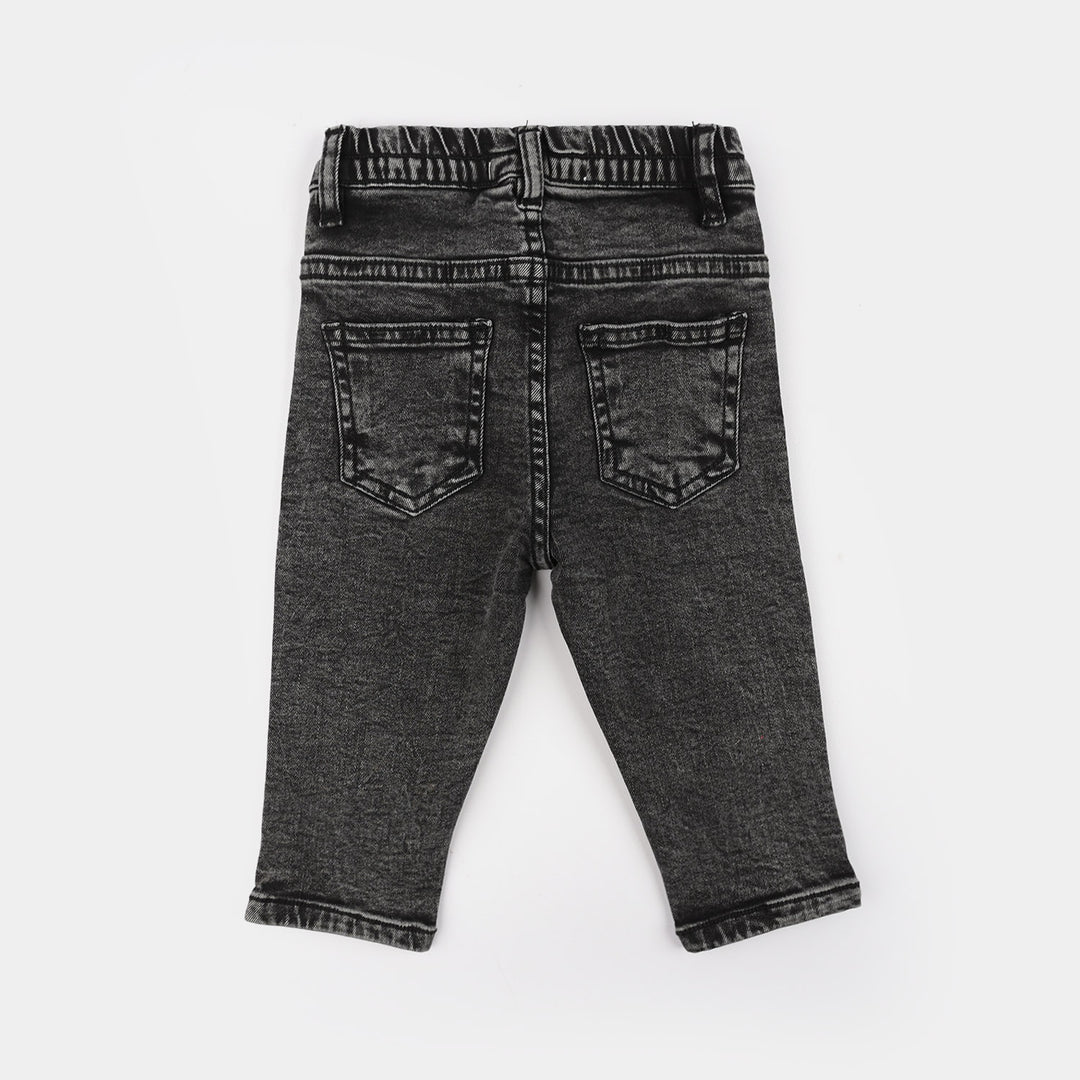 Infant Boys Denim rigid Pant-LIGHT GREY