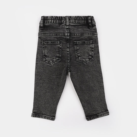 Infant Boys Denim rigid Pant-LIGHT GREY