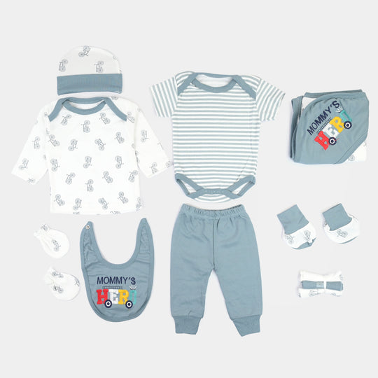 Infant Starter Set 11Pcs Cycle Faded Denim