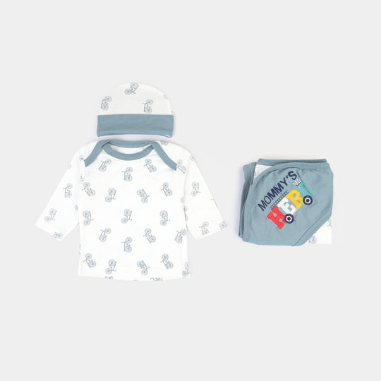 Infant Starter Set 11Pcs Cycle Faded Denim