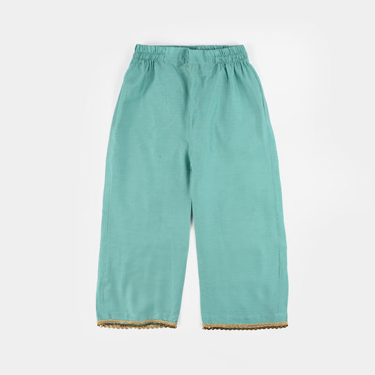 Girls Jacquard 2Pcs Glitter-Mint Green